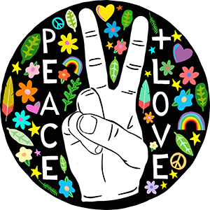 Peace and Love Ceremonies Logo - Evie Wilson Young Gippsland Marriage Celebrant